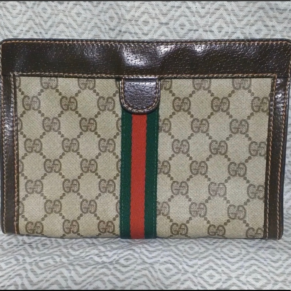 Gucci Vintage Clutch Cosmetic Bag